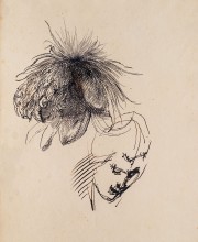 Appunto, inchiostro ferro gallico su carta antica, 27x20cm, 2013